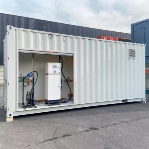 catalogue pour les containers maritimes aménagés en station carburant