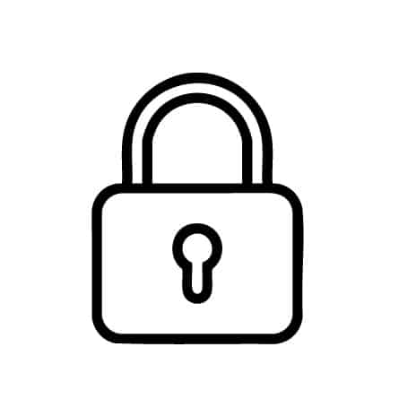 Un cache cadenas est intégré au conteneur maritime.